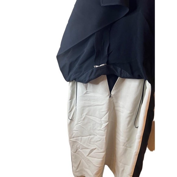 Stella McCartney Black Ivory Colorblock Halter Neck Sheath Dress Size EU 42 - Picture 4 of 10